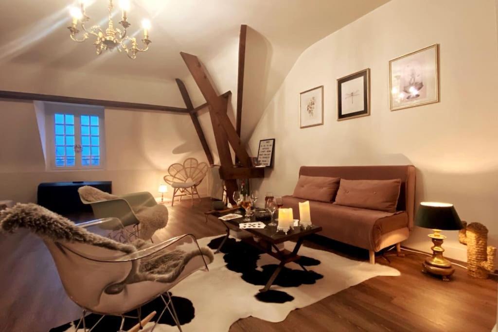 Grand Appartement Place Saint-Pierre, Proche Chateau De Saumur Et Bord De Loire" Exteriör bild